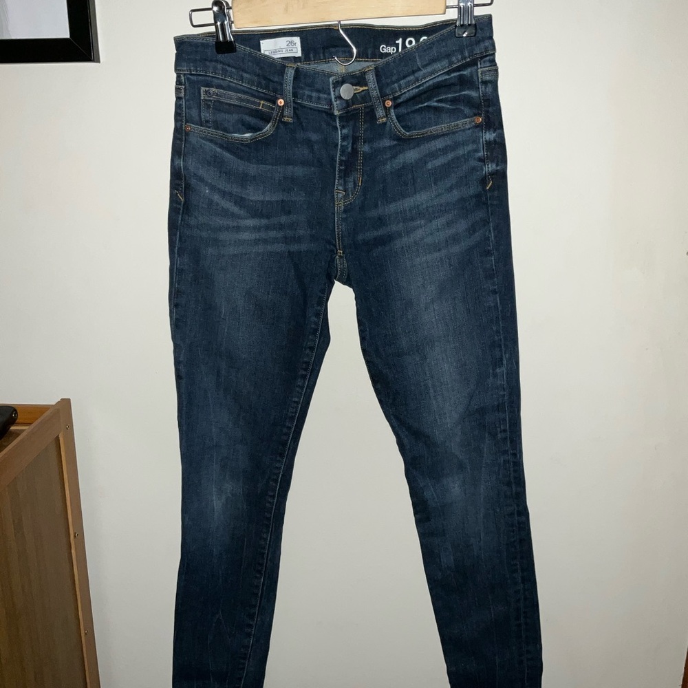 GAP Women's Deep Indigo Skinny Jeans